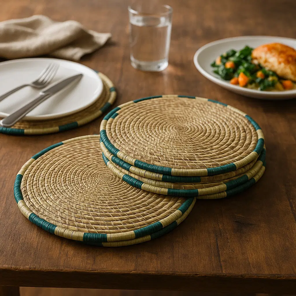 Handcrafted Eco-friendly Grass Placemat